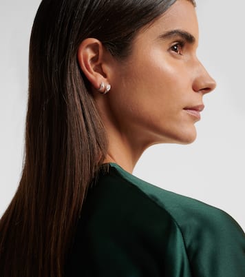 Einzelner Ohrring Serti Sur Vide aus 18kt Weißgold mit Diamanten | Repossi