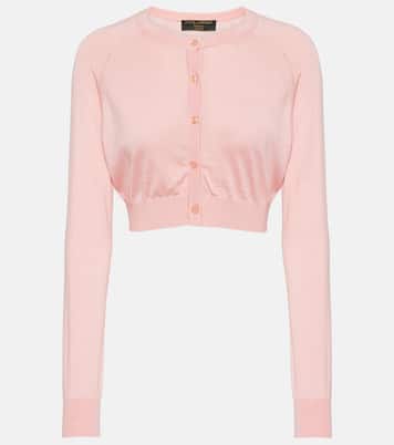 Cropped-Cardigan Capri aus Seide | Dolce&Gabbana