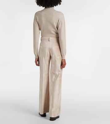 Weite Hose aus einem Baumwollgemisch | Brunello Cucinelli