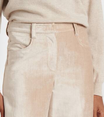 Weite Hose aus einem Baumwollgemisch | Brunello Cucinelli