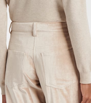 Weite Hose aus einem Baumwollgemisch | Brunello Cucinelli