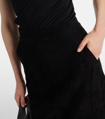 Midirock Taylor aus Veloursleder | Stouls