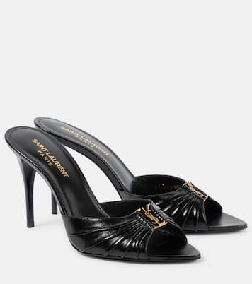 Mules Babylone 90 en cuir | Saint Laurent