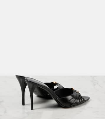 Mules Babylone 90 en cuir | Saint Laurent
