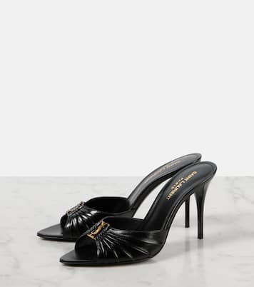 Mules Babylone 90 en cuir | Saint Laurent