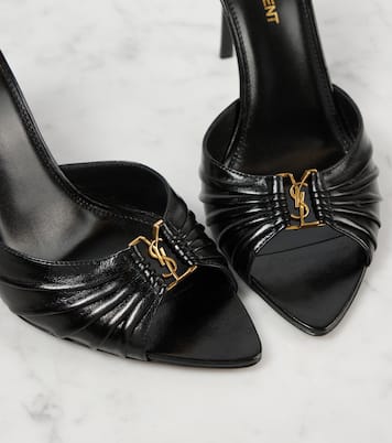 Mules Babylone 90 en cuir | Saint Laurent