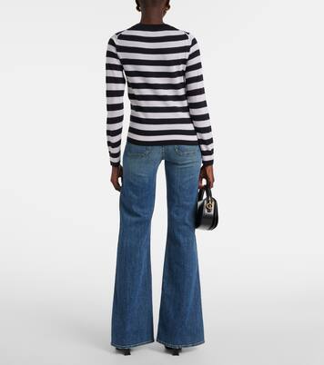 Pull Meir rayé en laine et soie | Nili Lotan