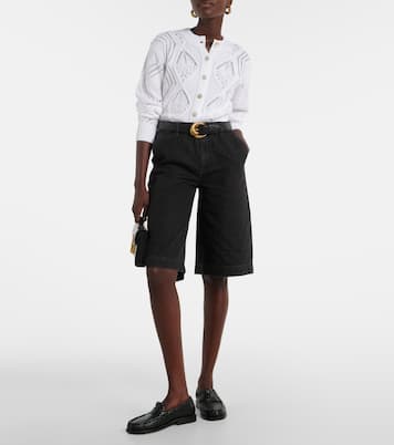 Cropped-Cardigan aus Baumwolle | Vince