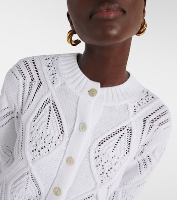 Cropped-Cardigan aus Baumwolle | Vince