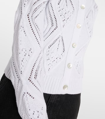 Cropped-Cardigan aus Baumwolle | Vince