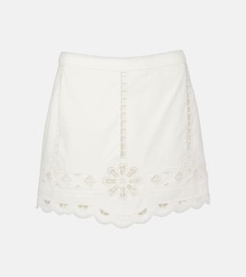 Bestickter Minirock Palmira aus Baumwolle | Isabel Marant