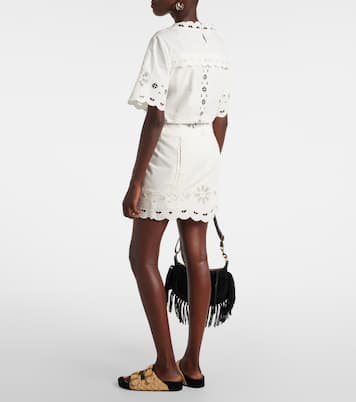 Bestickter Minirock Palmira aus Baumwolle | Isabel Marant