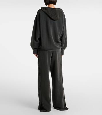 Snap oversized cotton jersey hoodie | Y/Project