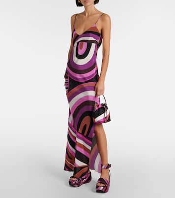 Pucciami Iride satin platform sandals | Pucci