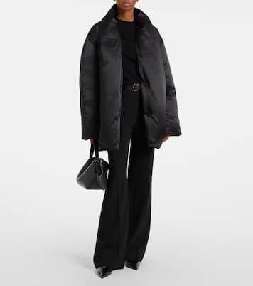 Daunenjacke aus Satin | Toteme