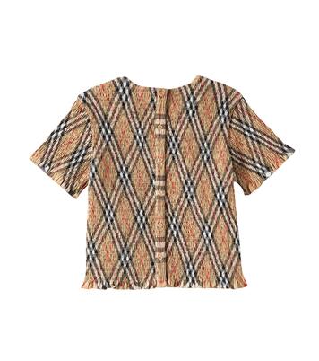 T-Shirt Burberry Check aus Baumwolle | Burberry Kids
