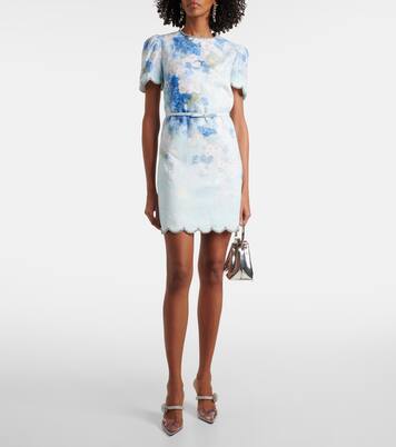 Robe Crush en lin à fleurs | Zimmermann