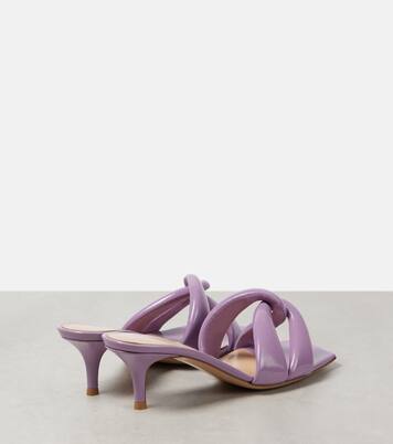 Pantoletten Amour 55 aus Lackleder | Gianvito Rossi