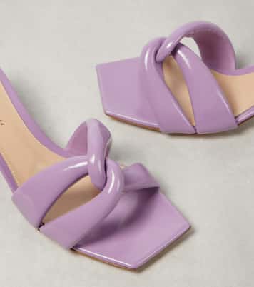 Pantoletten Amour 55 aus Lackleder | Gianvito Rossi