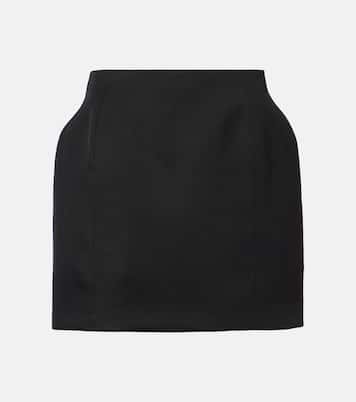 Mini-jupe en laine | Balenciaga