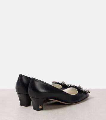 Verzierte Pumps Preshoes 45 aus Leder | Valentino Garavani