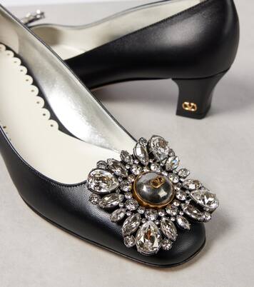 Verzierte Pumps Preshoes 45 aus Leder | Valentino Garavani