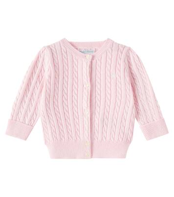 Baby cable-knit cotton cardigan | Polo Ralph Lauren Kids