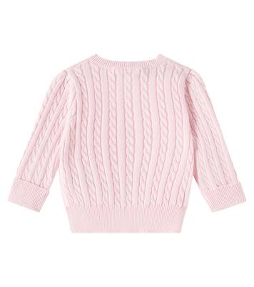 Baby cable-knit cotton cardigan | Polo Ralph Lauren Kids