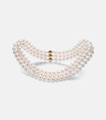 Grace 18kt gold necklace with pearls | Bucherer Fine Jewellery