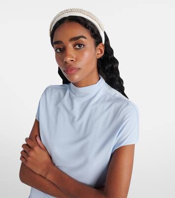 Bandeau en satin à ornements | Self-Portrait