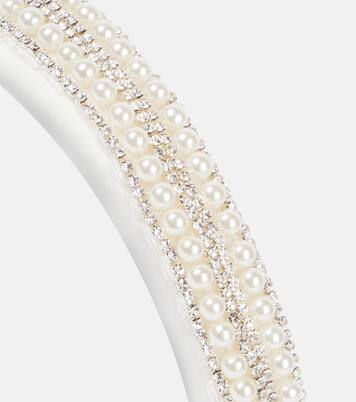 Bandeau en satin à ornements | Self-Portrait