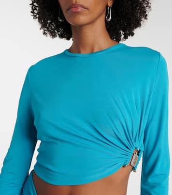 Embellished crop top | Christopher Esber