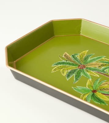 Palms hand-painted iron tray | Les-Ottomans
