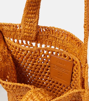 Tote Bag Summer Banana aus Raffiabast | Chloé