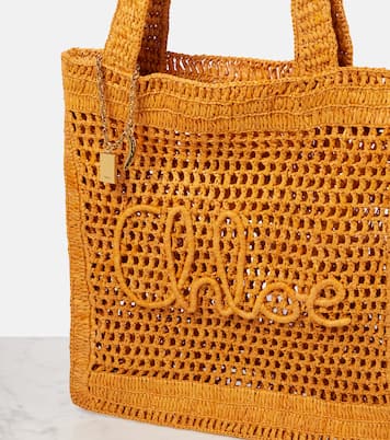 Tote Bag Summer Banana aus Raffiabast | Chloé