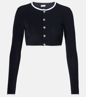 Cropped-Cardigan aus Frottee | Jade Swim