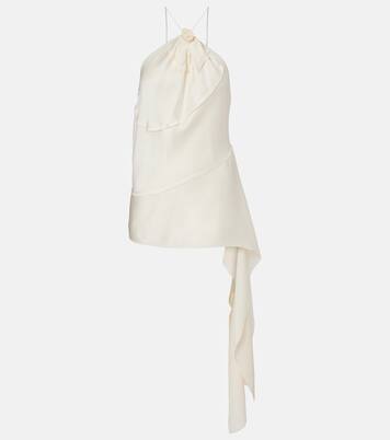 Gathered halterneck top | Victoria Beckham