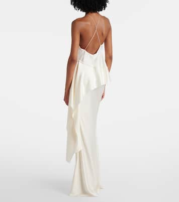 Gathered halterneck top | Victoria Beckham