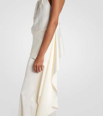 Gathered halterneck top | Victoria Beckham