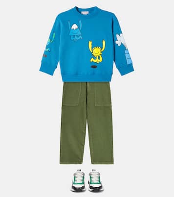 Bedrucktes Sweatshirt aus Baumwolle | Stella McCartney Kids