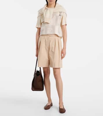 Bedrucktes T-Shirt Mazzorbo aus Seiden-Jersey | Loro Piana