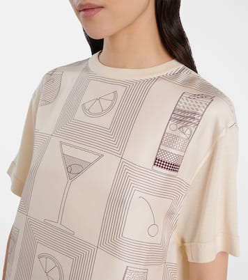 Bedrucktes T-Shirt Mazzorbo aus Seiden-Jersey | Loro Piana