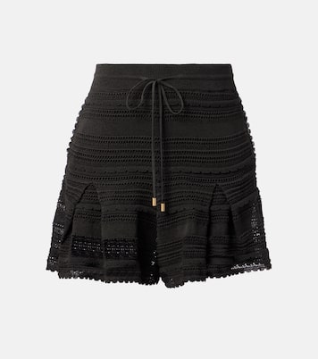 Lucky knitted lace shorts | Zimmermann