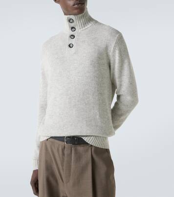 Wool and cashmere turtleneck sweater | Allude