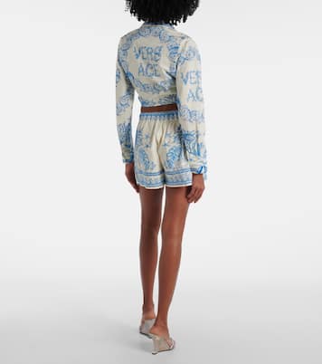 Cropped-Top Underwater Barocco | Versace