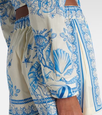 Cropped-Top Underwater Barocco | Versace