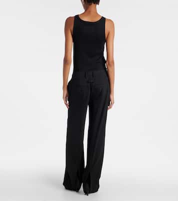 Pantalones rectos de tiro medio | Jean Paul Gaultier