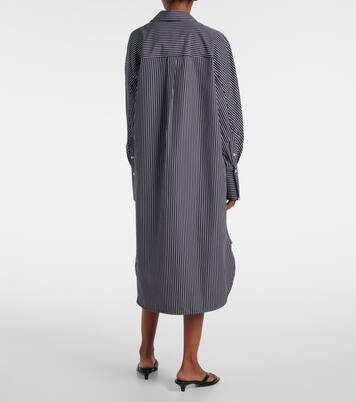 Robe chemise rayée en coton | Toteme