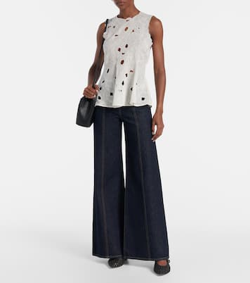 Bianca high-rise wide-leg jeans  | Ulla Johnson
