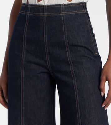 Bianca high-rise wide-leg jeans  | Ulla Johnson